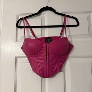 Windsor Fuchsia Bustier Top
